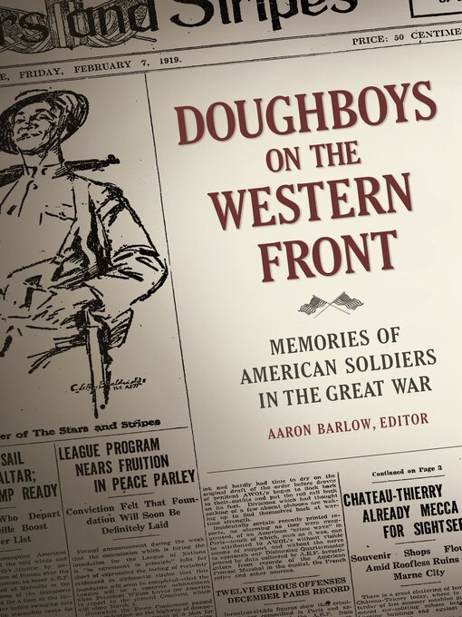 Title details for Doughboys on the Western Front by Aaron Barlow - Available